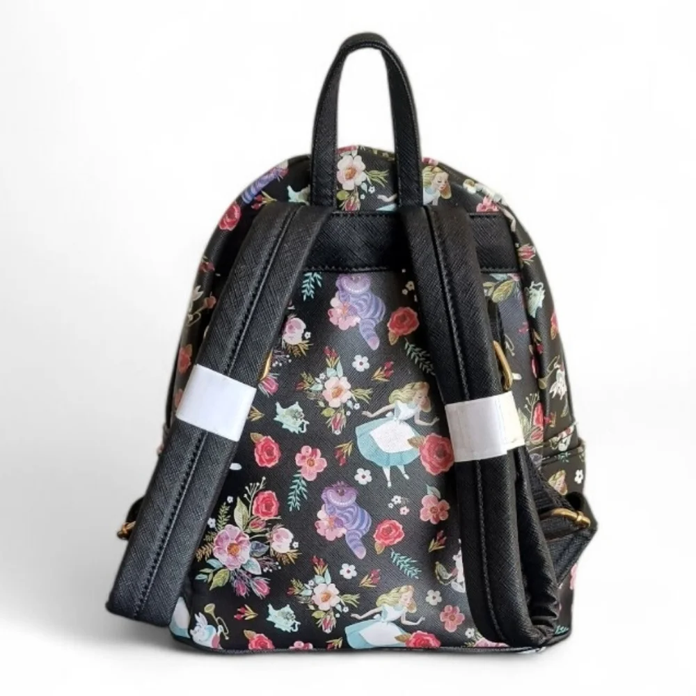 Loungefly Disney Alice In Wonderland Allover Print Floral Mini Backpack
